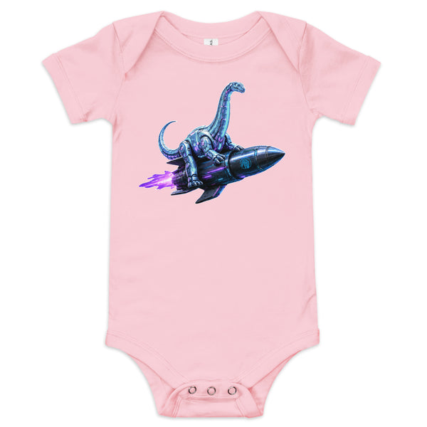 Character Rocket Collection - Brachiosaurs / Full Logo Back Baby Bodysuit