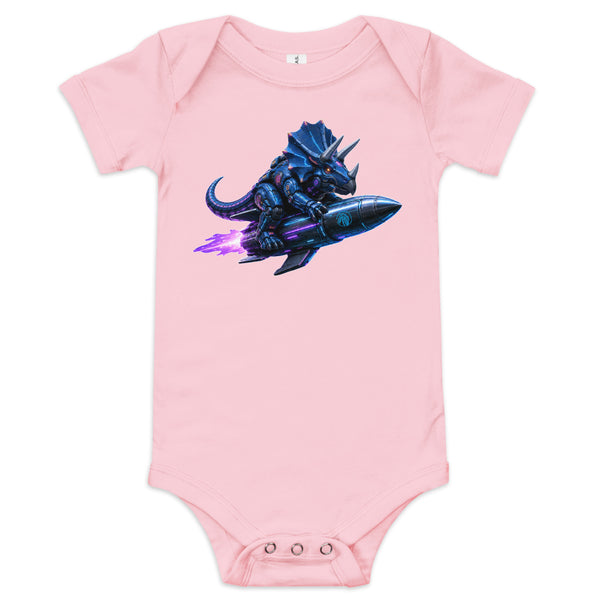 Character Rocket Collection - Triceratops / Full Logo Back Baby Bodysuit