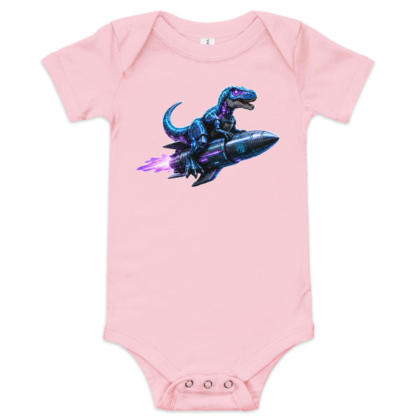 Character Rocket Collection - T-rex / Full Logo Back Baby Bodysuit