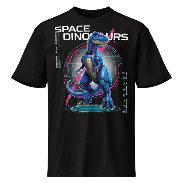 Street Retro Collection - T-rex / Full Logo Back Men T-Shirt