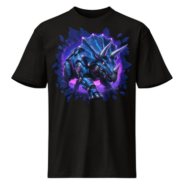 Burst Collection - Triceratops / Full Logo Back Men T-Shirt