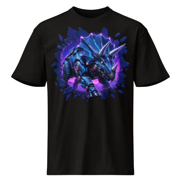 Burst Collection - Triceratops / Full Logo Back Men T-Shirt