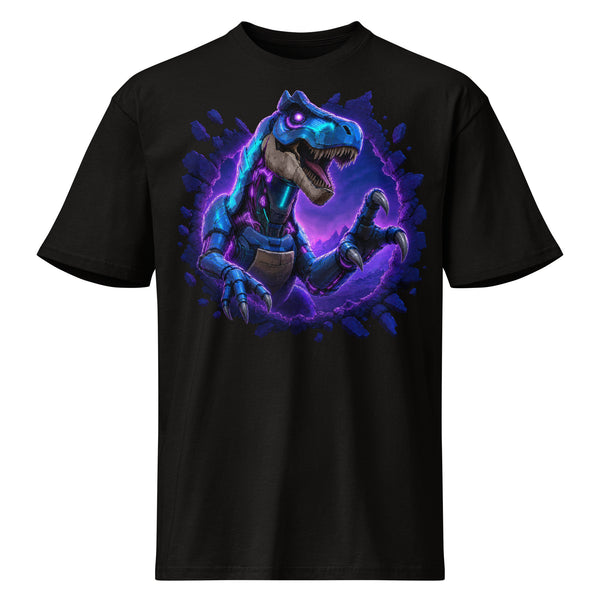 Burst Collection - T-rex / Full Logo Back Men T-Shirt