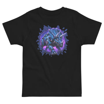 Burst Collection - Triceratops / Full Logo Back Toddler T-Shirt
