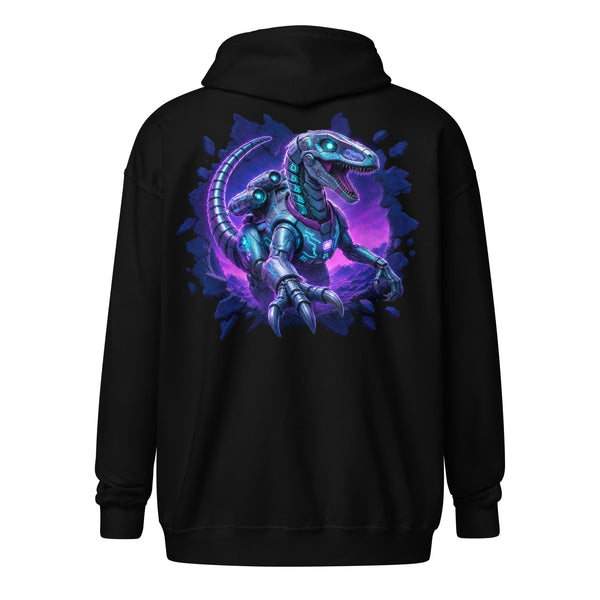 Burst Collection - Raptor / Full Logo Front Pocket Zip Hoodie