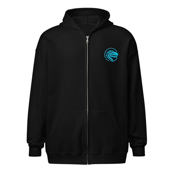 Branded Collection - Icon Logo Pocket Zip Hoodie