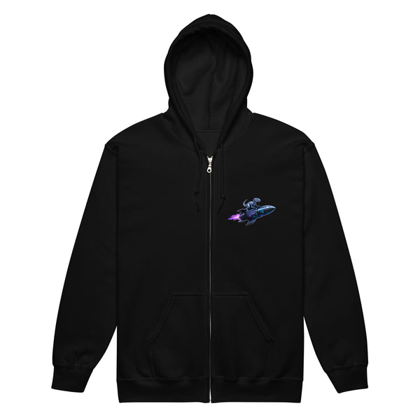 Character Rocket Collection - Raptor / Icon Logo Back Zip Hoodie