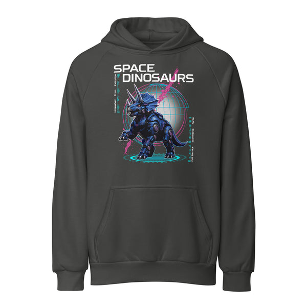 Street Retro Collection - Triceratops / Full Logo Back Hoodie