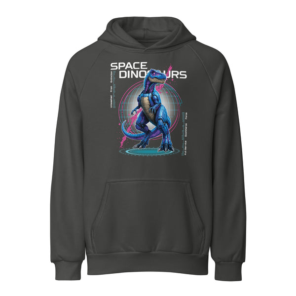 Street Retro Collection - T-rex / Full Logo Back Hoodie