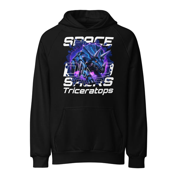 Burst With Text Collection - Triceratops Hoodie