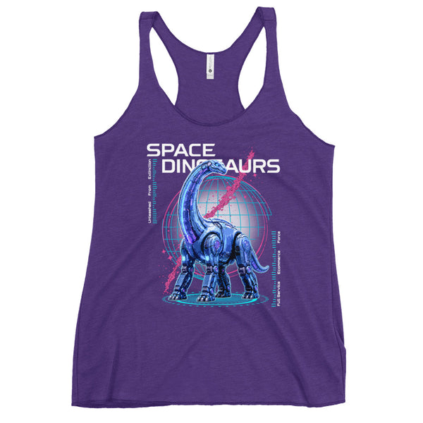 Street Retro Collection - Brachiosaurs / Full Logo Back Women Tank
