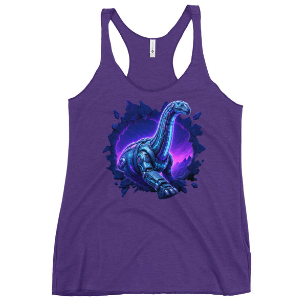 Burst Collection - Brachiosaurs / Full Logo Back Women Tank