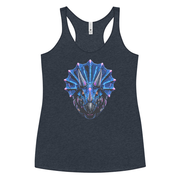 Headshot Collection - Triceratops / Full Logo Back Women Tank