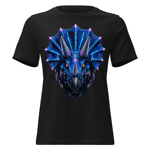 Headshot Collection - Triceratops / Full Logo Back Women T-Shirt