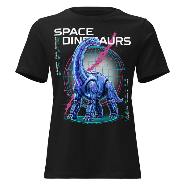 Street Retro Collection - Brachiosaurs / Full Logo Back Women T-Shirt