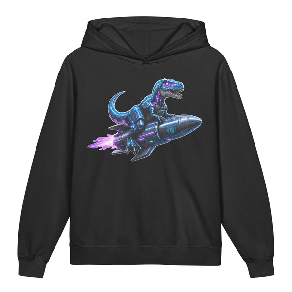 Character Rocket Collection - T-rex / Full Logo Back Youth Hoodie